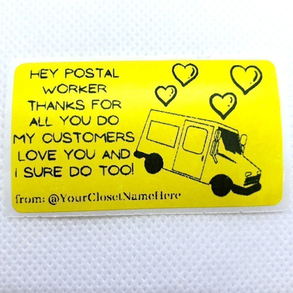8/$20 40ct Customizable Stickers 2.25" x 1.25" Yellow Labels